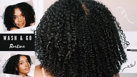 WASH AND GO ROUTINE on 3C/4A hair | DEFINED CURLS | LOW POROSITY FRIENDLY
