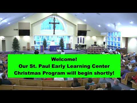 St. Paul Early Learning Center Christmas Program