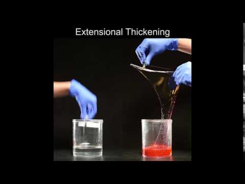 Key Rheological Phenomena: Extensional-Thickening