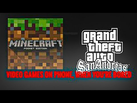 TOP 5 + 1 BONUS VIDEO GAMES TO PLAY ON YOUR PHONE, WHEN YOU'RE BORED