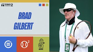 Famous Brad Gilbert on Coaching Agassi, Peaking At The Slams and Working With The Greats | Second Serve Net Worth