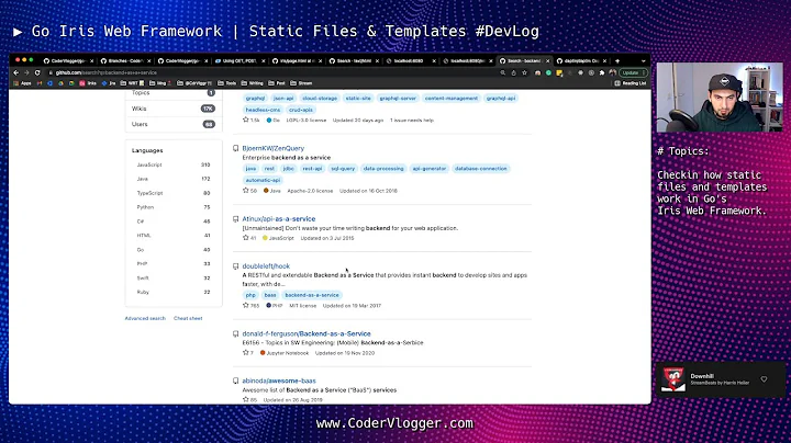 Go Iris Static Files & Templates #golang