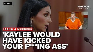Kaylee Goncalves' sister, Alivea, applauded by courtroom for facing 'loser' Bryan Kohberger