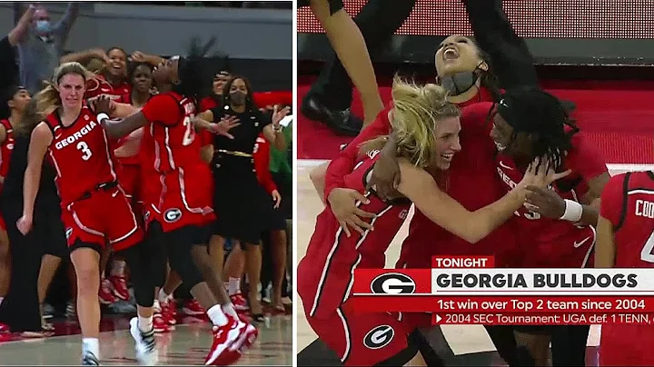 #17 Georgia SHOCKS #2 NC State On Home Floor! Sara...