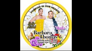 FUNERAL SERVICE OF BARBARA THOMAS: AUGUST 11TH 2024 (church)