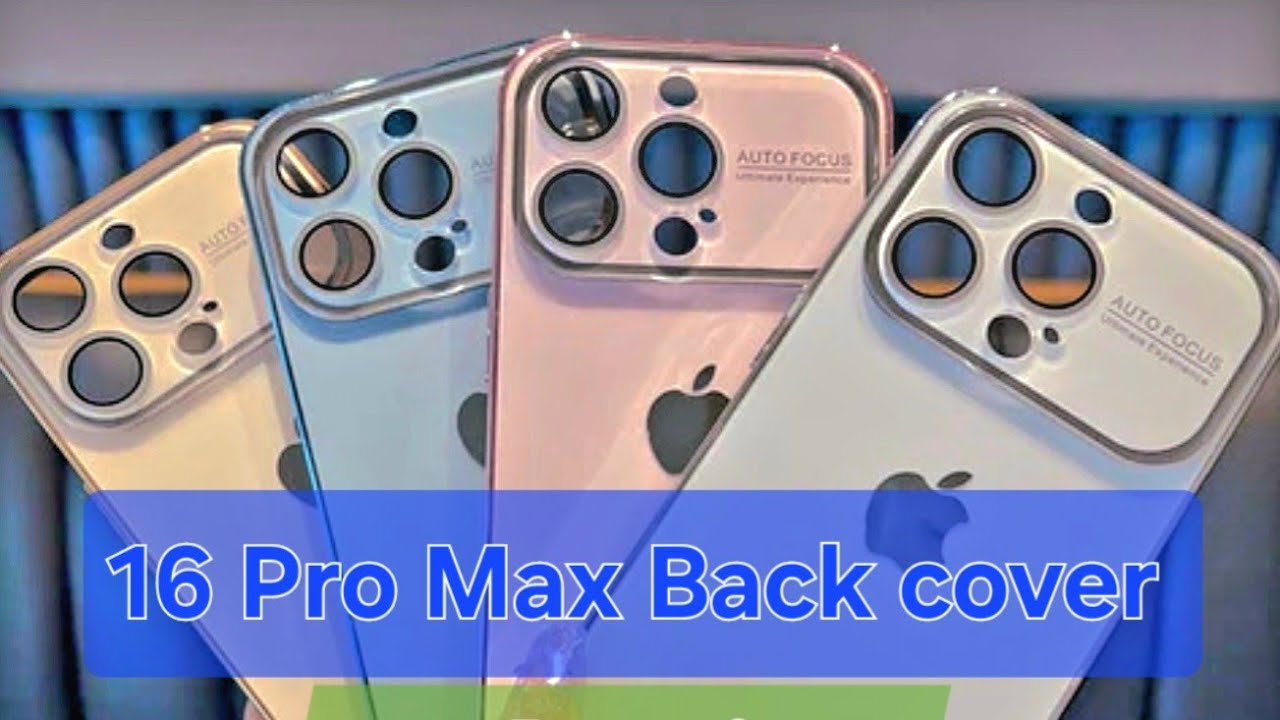 iPhone 16 series Luxury Backplane Glass Chromatic Lens Shield Case Cover Unboxing | 16 Pro max case