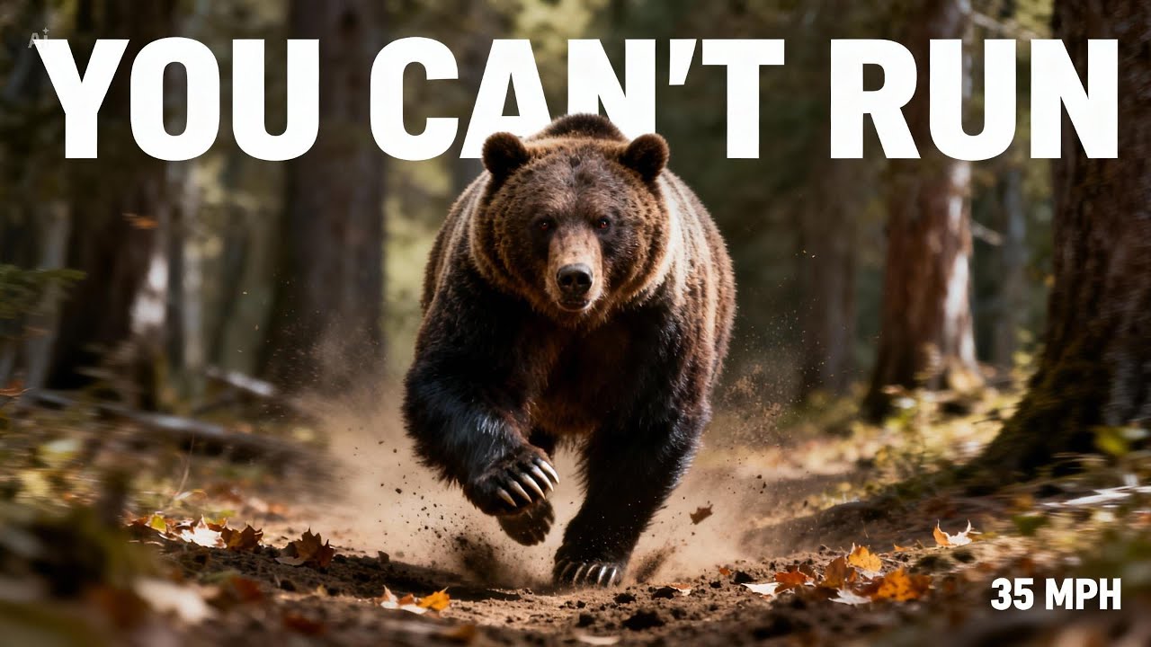 0 to 35 MPH: The Terrifying Acceleration of a Grizzly Bear 