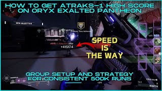 Atraks 1 High Score Guide - How to get High Score on Atraks-1 Encounter in Oryx Exalted Pantheon