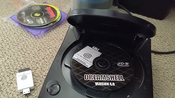dreamshell accepted files for SD card ISO loader.  ISO, gdi with iso and other formats