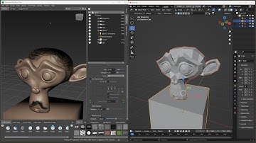 Videoguide - Export from Blender, Import in Mudbox for 3D Sculpting and Painting, Mesh Subdivisions