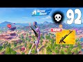 92 Elimination Squads Zero Build Gameplay Wins NEW 