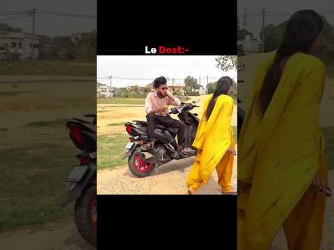 🗣️ Bhai Tumhara Dost Apni Gf Ke Kitna Loyal Haiii..?? 🤣Le Dost:- #aryankalvin #comedy #funny #video