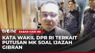 Sufmi Dasco Tegaskan DPR Hormati Putusan MK Terkait Ijazah Gibran | Kabar Hari Ini