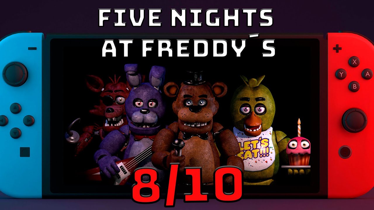 Las 7 NOCHES de FNAF en SWITCH me FELESEFEAN
