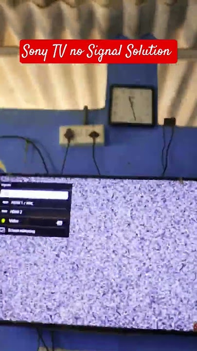 SONY TV NO SIGNAL SOLUTION #shorts #trending #youtubeshorts #sonybraviatv #sonytv #sony #ytshorts