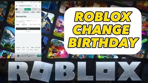 How To CHANGE Your Roblox AGE If Under 13 | Change Birthday Roblox(Easy Fix)