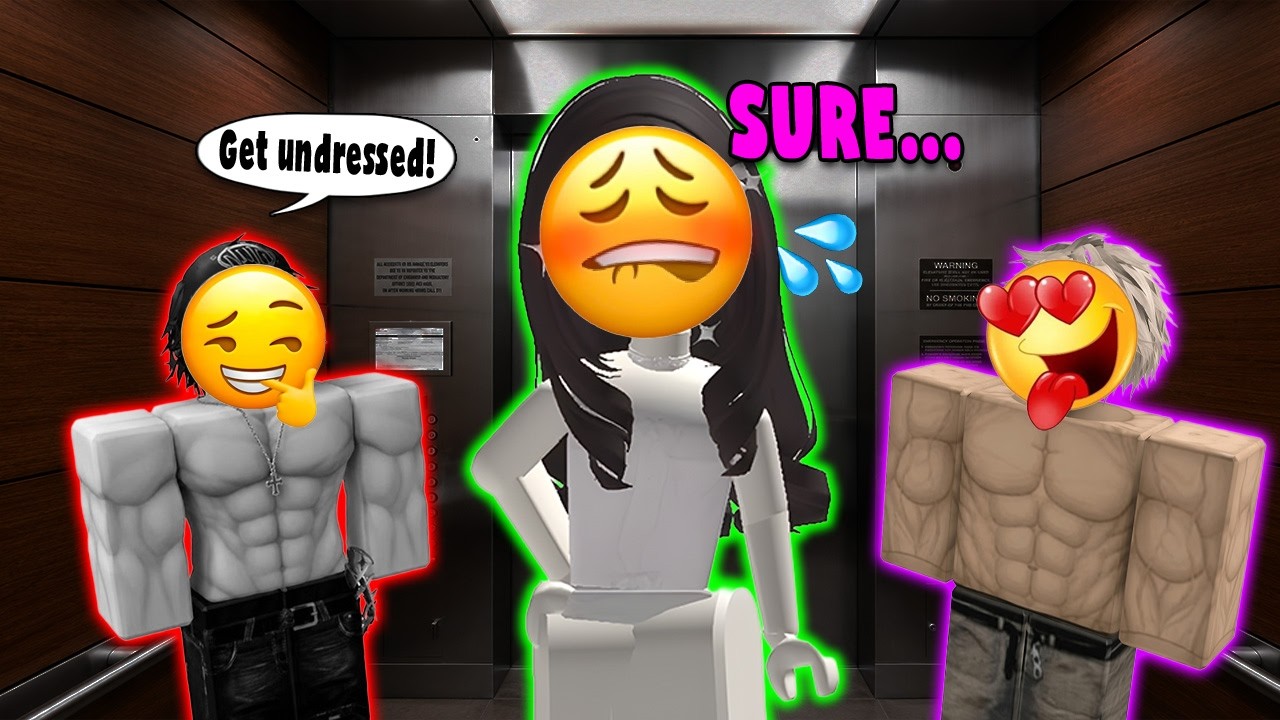 🔒 I Was Trapped In An Elevator With The Two Coldest Boys At School 🚪 TTS Roblox Story