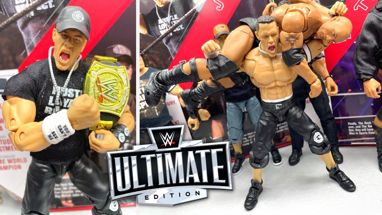 WWE WrestleMania The Rock & John Cena Figures, 2 Pack : : Toys