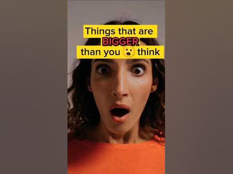 things that are bigger than you think #biggerthanyouthink #shorts - YouTube