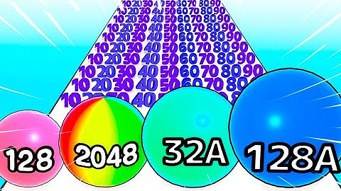 Ball Run 🏐 2048 game play no 92।।Infinity Run game।।gaming video।। #ballrun2048 #ballrun #gaming