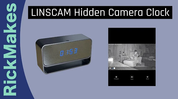 LINSCAM Hidden Camera Clock