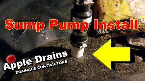 How To Install Sump Pump and Discharge the Water