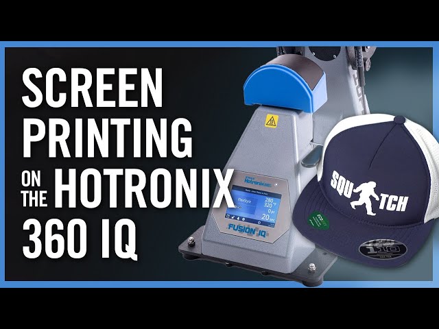 Heat Printing Blank Hats with the Hotronix® 360 IQ® Hat Heat Press