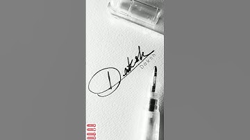 #daksh 💖comment your name for next sign.❣️ #trending #viral #ytshort  #sign #shorts #calligraphy