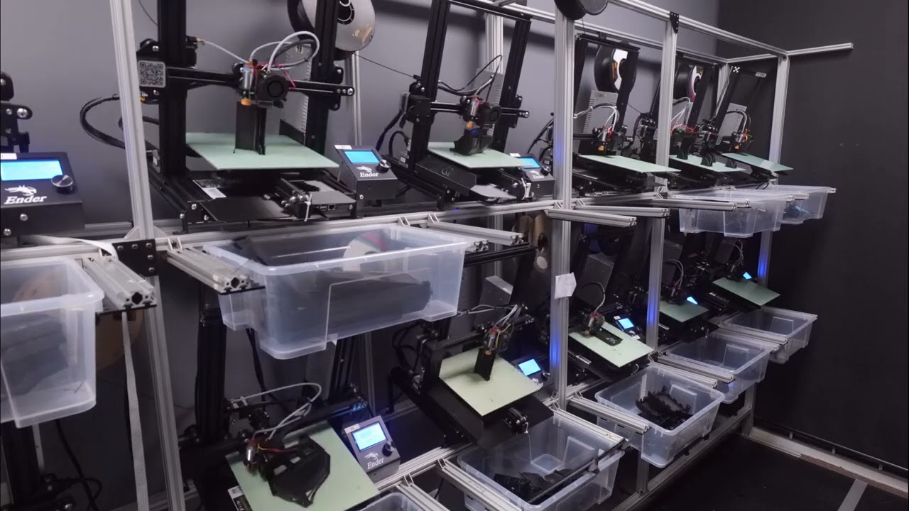 Fully Automated 3D Print Farm! YouTube