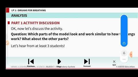 Class 3 ENVIRONMENTAL SCIENCE, BLOCK 7.1 ORGANS FOR BREATHING