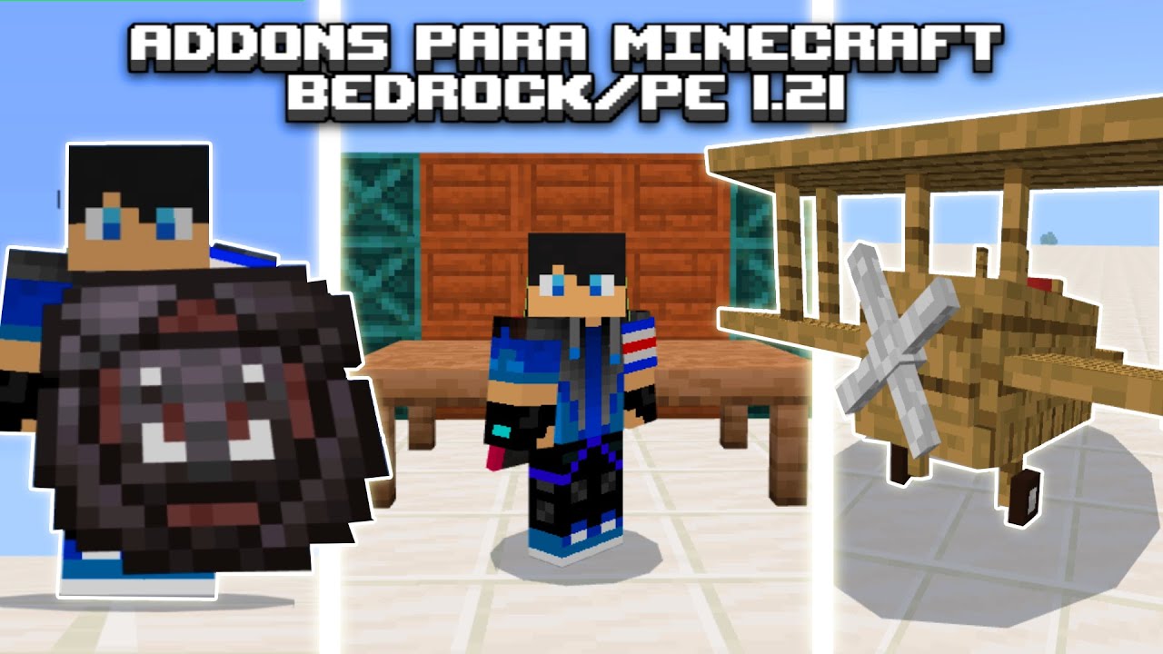 Top 5 Addons épicos para Mejorar tus survivals de Minecraft Bedrock/Pe ...
