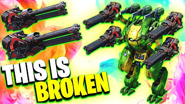 OMG! So Broken! New Waepon RAZDOR With TYPHON - War Robots Test Server Gameplay WR