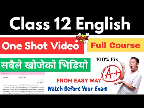 class 12 english