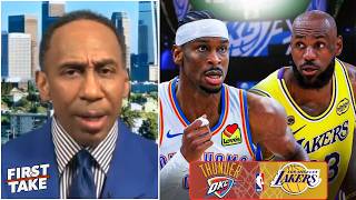 Download lagu FIRST TAKE |“LeBron will end OKC's era” -Stephen A. predicts Lakers vs. Thunder Game 1 to West semis