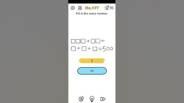 Brain Out Level 177 | Fill in the same number | Brain Out Game Solution Level 177