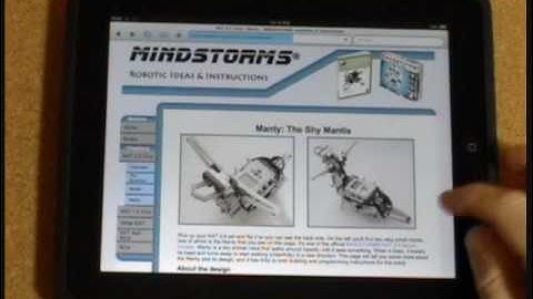 Using an iPad for LEGO Instructions