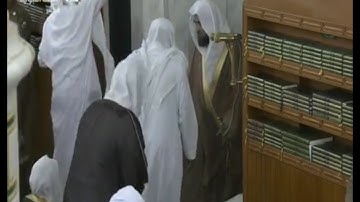 تلاوة حجازية محبرة للشيخ محمد خليل قارئ من تراويح ليلة 10 رمضان 1437 من الحرم النبوي الشريف.