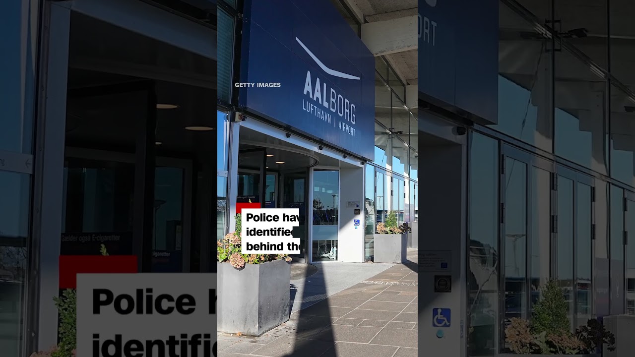 Flying object seen at Danish airport