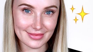 HOW TO: Fake Great Skin WITHOUT Foundation! | Lauren Curtis