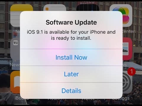 How To: Get Rid of iOS 9 Upgrade Message - YouTube