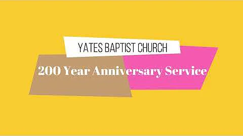 200 Year Celebration Morning Service
