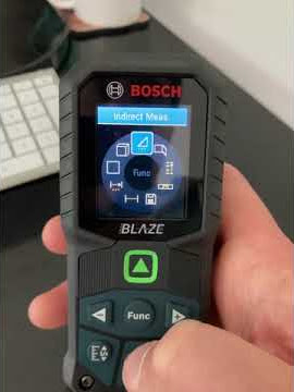 Download lagu Bosch BLAZE 165 ft. Green Laser Distance Tape Measuring Tool - area tutorial