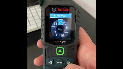 Bosch BLAZE 165 ft. Green Laser Distance Tape Measuring Tool - area tutorial