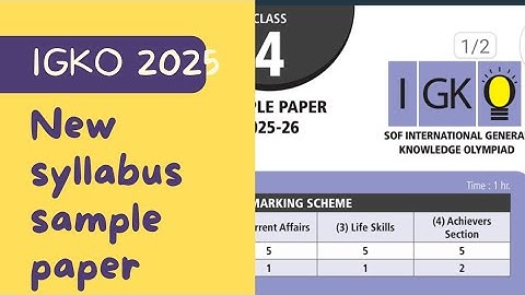 Class 4 General knowledge olympiad sample paper 2025/igko class 4 sample paper/class 4 igko 2025