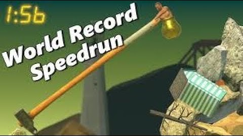 Giant Hammer World Record Speedrun In Under 2 Minutes   Getting Over It With Bennett Foddy