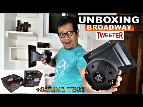 UNBOXING Broadway Tweeter + SOUND TEST | QUALITY Pang VIDEOKE na TWEETER speaker driver | Aleks On