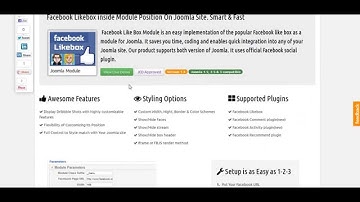 Facebook Likebox Module for Joomla