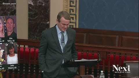 Bennet makes emotional plea to colleagues as he remembers Boulder shooting victims