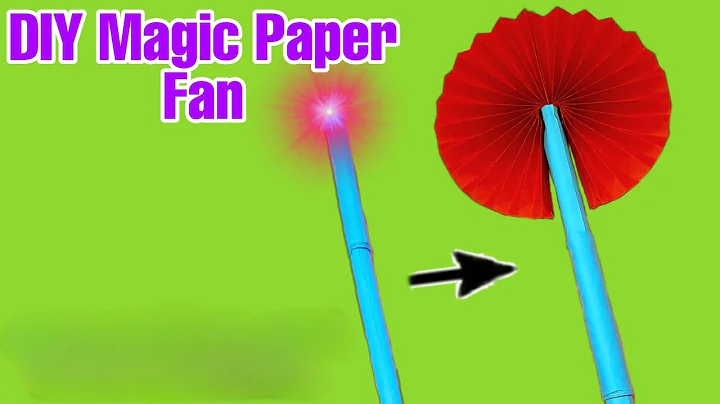 DIY paper fan | Origami Magic Hand Fan | Paper flower fan | Easy paper craft | trending | diy |viral