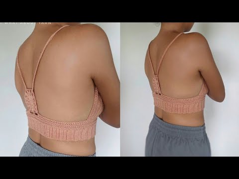 How to Crochet a Top | Easy Crochet Bra Top